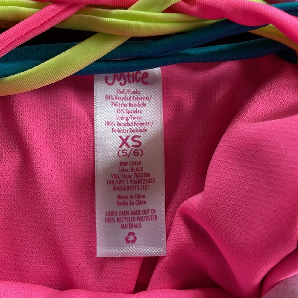 Justice Sz 5/6 Swimsuit and Swim Trunks - Picture 5 of 9